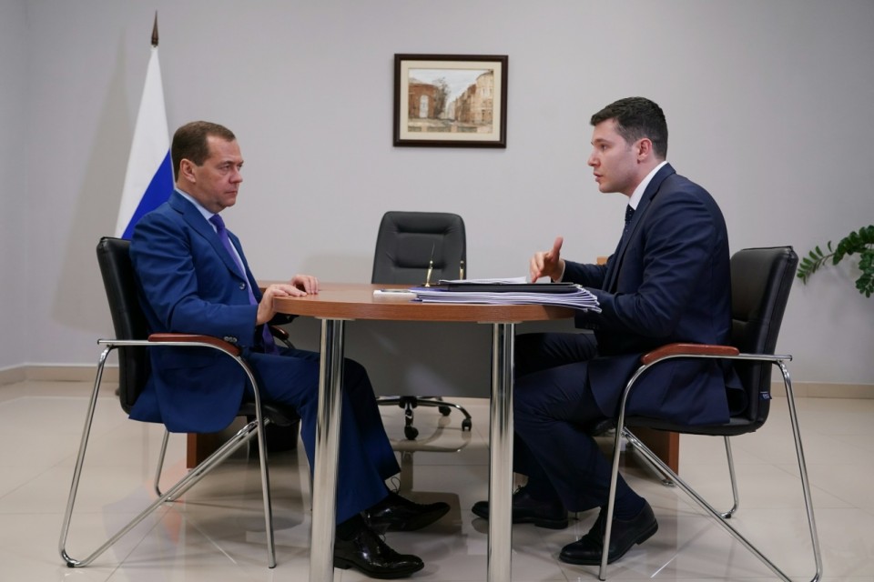 В регионе побывал федеральный десант во главе с Дмитрием Медведевым 