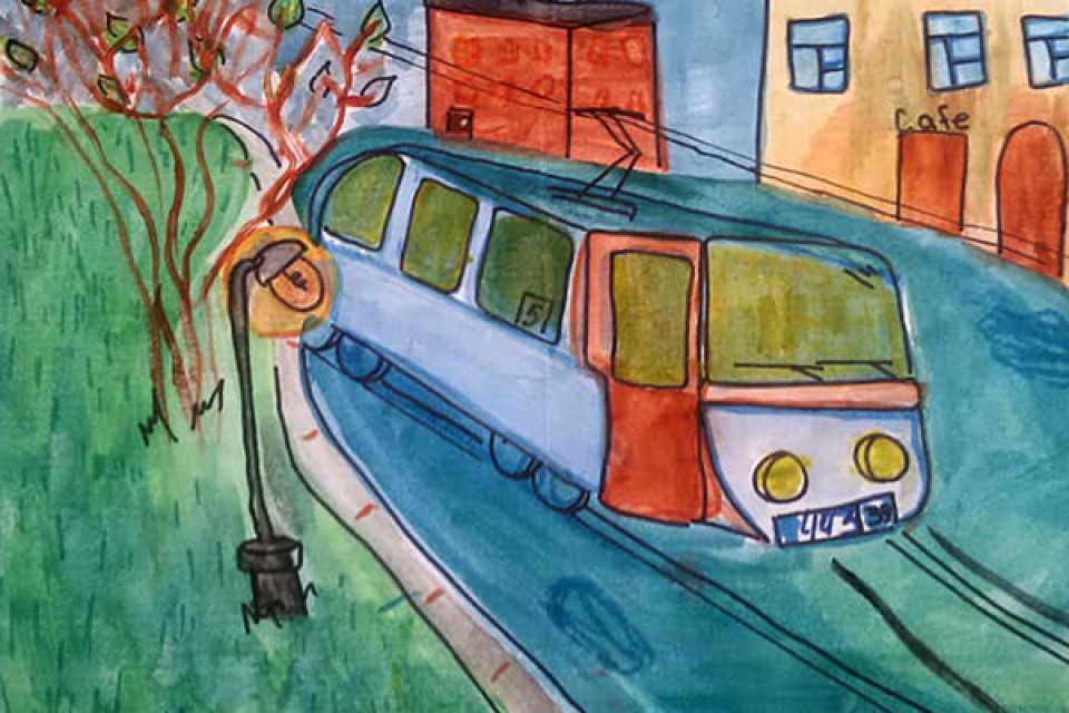 Трамвай мечты едет по Калининграду