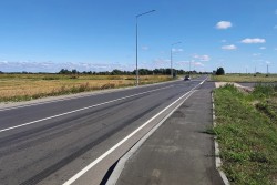 Завершен капремонт автодороги на Полесск